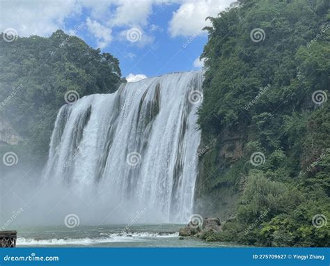 Huangguoshu Waterfall Is The Largest Waterfall In China Stock Image