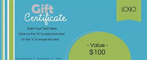 FREE Business Gift Certificate Template | Customize Online