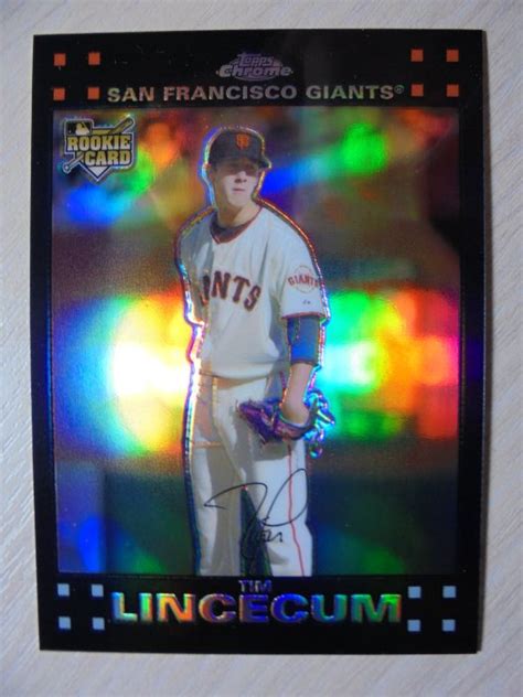 2007 Topps Chrome Update RC TRC10 新人 限量415張 Tim Lincecum Yahoo奇摩拍賣