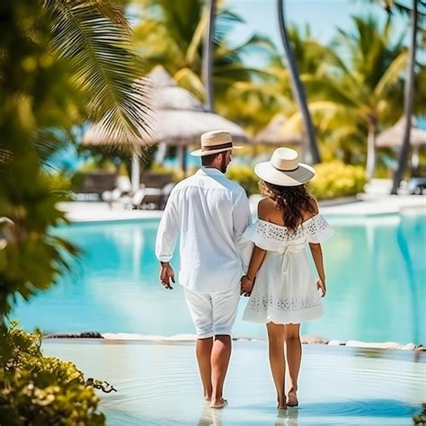 Premium Photo Tropical Vacation In A Luxurious Hotel Romantic Beach Getaway For Couples