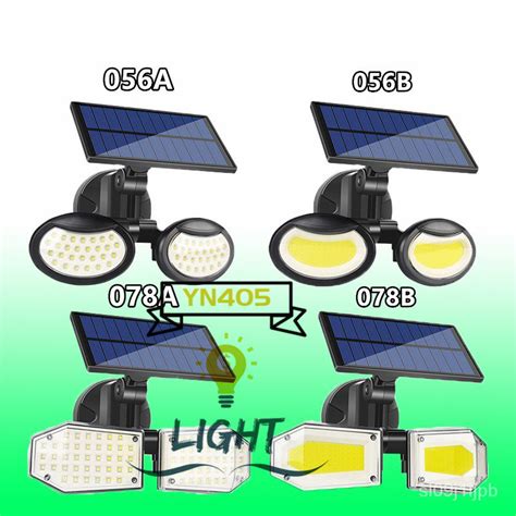 โคมไฟโซล่าเซลล์ Solar Light Motion Sensor โคมไฟ พลังงาน แสงอาทิตย์ มี