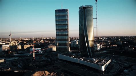 Citylife Milan Generali Tower By Zaha Hadid By Drone 4k Aerial