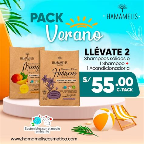 Pack Doble Shampoo Sólido Hamamelis 100 Natural