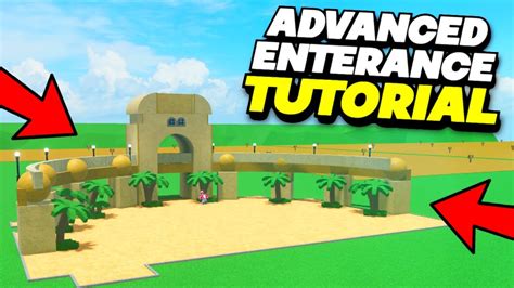 Advanced Park Entrance Tutorial In Theme Park Tycoon 2 Youtube