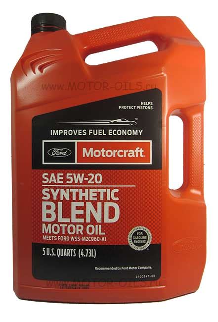 Ford Motorcraft Sae W Synthetic Blend Oem Xo W Q Sp