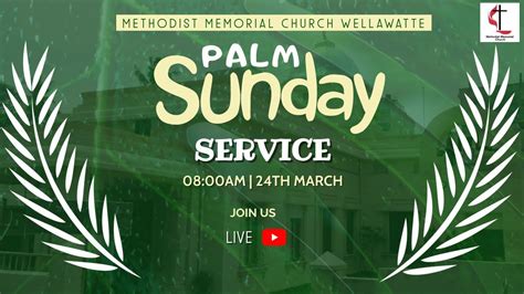 Methodist Memorial Church Palm Sunday Service Tamil Live 800 Am