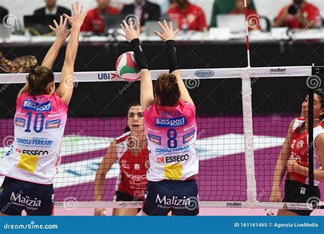 Campeonato Italiano De Voleibol Femenino Serie A1 Imagen Editorial