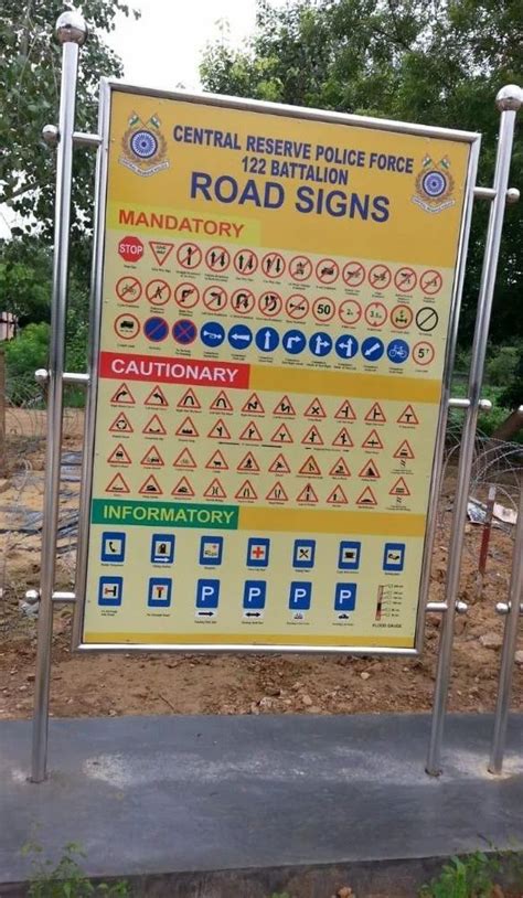 road safety sign board  sq ft road safety sign   delhi