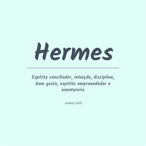 Significado Do Nome Hermes - Significado do nome Hermes