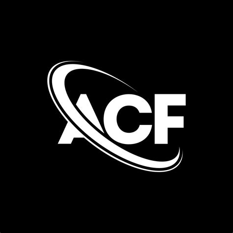 ACF logo. ACF letter. ACF letter logo design. Intitials ACF logo linked ...