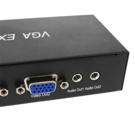 Extensor DYLINK De VGA Y Audio Por UTP Cat 5 REMOTO De 200m Hiper Red