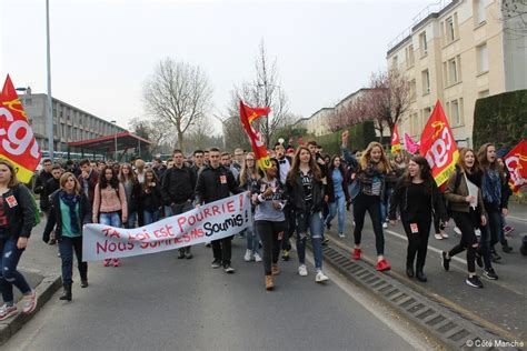 Les Lyc Ens Manifestent Contre La Loi Travail Ce Jeudi C T Manche