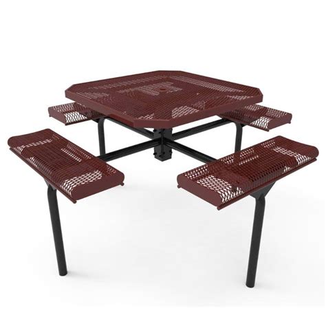 Elite Series Octagon Nexus Rolled Pedestal Table Furniture Leisure