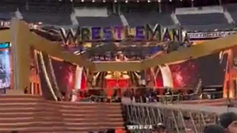 Amazing New Leaked Photos Of The WWE WrestleMania 39 Stage Wrestling ...