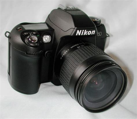 Nikon N80 35mm Slr Film Camera With Af 28 80mm Lens Used