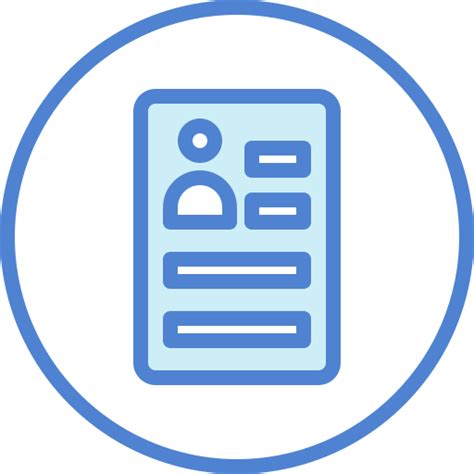 Resume Generic Blue Icon