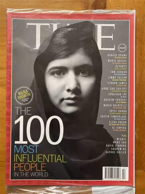 TIME MAGAZINE 2013 Malala Elon Musk Beyoncé Jay Z Li Na 5 pages de