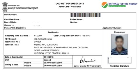 Ugc Net Admit Card 2021 Exam Date Hall Ticket Download Application