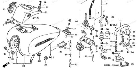 1986 Honda Shadow Vt700a Vacuum Line Diagram Only