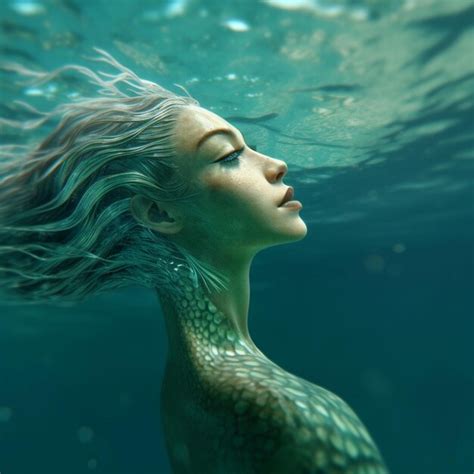 Premium Photo | Woman posing underwater