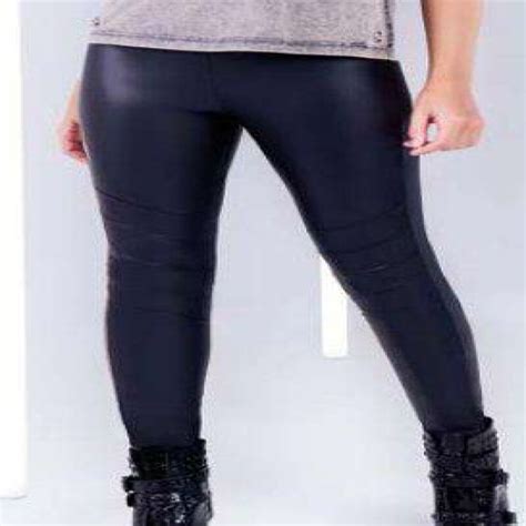 CalÇa Legging De Couro PrÉ Estreia Pi8cl04 Preto Delabela