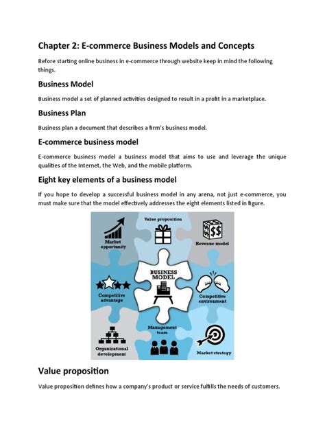 Chapter 2 E Commerce Business Models And Concepts Pdf Business Model Electronic Business