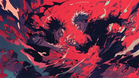 Satoru Gojo Vs Sukuna Hd Wallpaper Jujutsu Kaisen Epic Showdown By