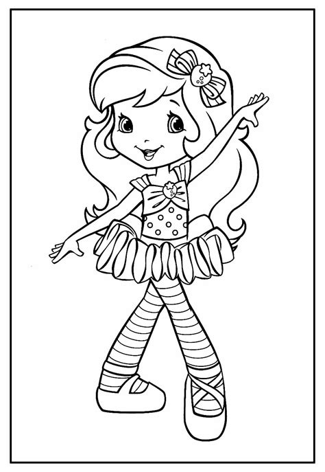 Desenho Da Moranguinha Para Colorir E Imprimir