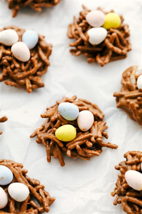 No Bake Birds Nest Cookies Recipe The Recipe Critic