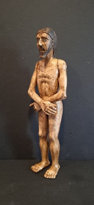 Sculpture Ecce Homo Christ Wood Th Th Century Catawiki