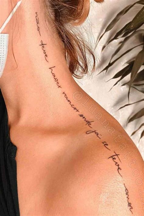 Tatuagem De Frases No Ombro Em Tatuagem Frase No Bra O