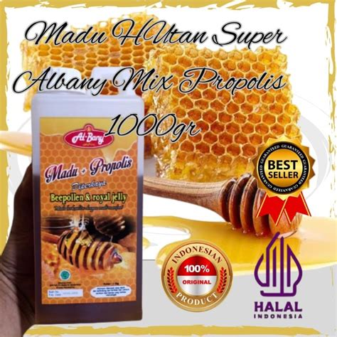 Jual Madu Hutan Super Mix Propolis Bee Pollen Royal Jelly 1kg Shopee