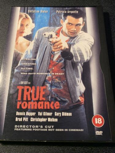 True Romance Dvd Christian Slater Patricia Arquette Brad Pitt