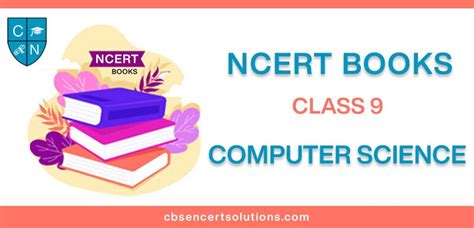 Ncert Book For Class 9 Computer Science Download Pdf