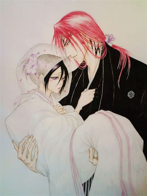 Renji Abarai And Rukia Kuchiki Renji Abarai Fan Art 36569411 Fanpop