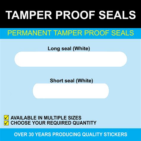 Permanent Tamper Proof Seals - Etsy