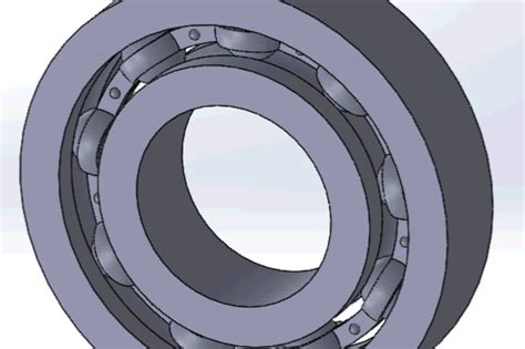 Ball Bearing Solidworks 3d Cad Model Grabcad