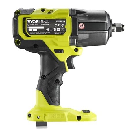 Ryobi Riwh X V One Hp Cordless Brushless Impact Wrench Bare