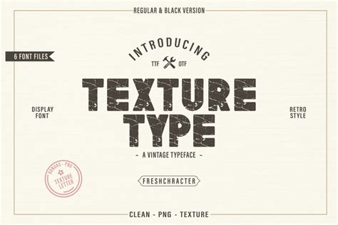 Texture Type Font - Dafont Free