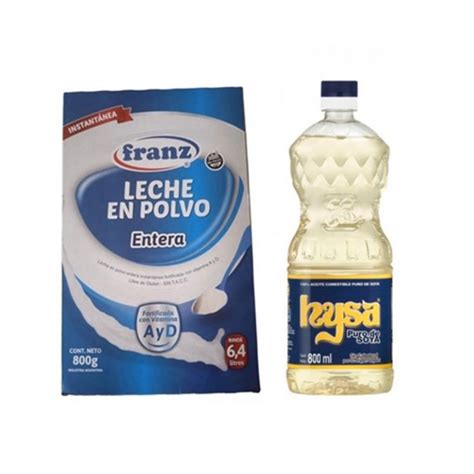 Combo De Leche Entera En Polvo Y Aceite Vegetal Supermarket 23 Es Una