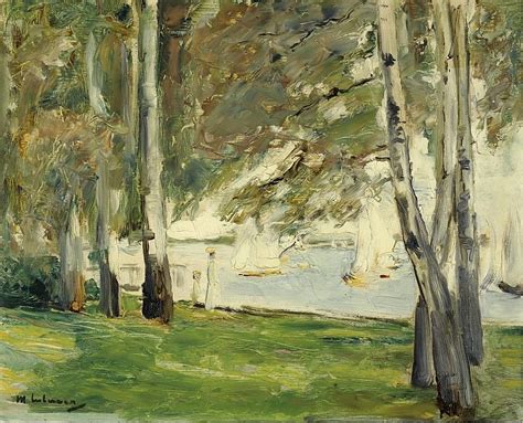 Max Liebermann Birch Trees On The Banks Of Wannsee To The East 1924