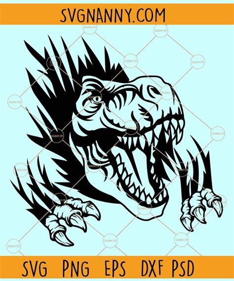 Tyrannosaurus Rex Svg T Rex Svg Files Tyrannosaurus Rex Vector Svg T