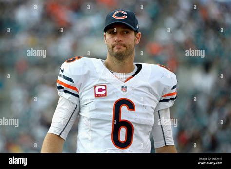 Chicago Bears Quarterback Jay Cutler 6 Watches From The Sideline