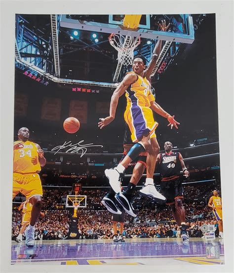 Lot Detail Kobe Bryant Autographed 16x20 Photo PSA DNA Beckett LOA