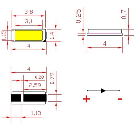 0.2W WHITE SMD LED-4014 - iFuture Technology
