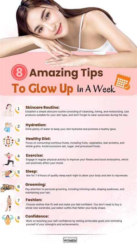 8 Amazing Tips To Glow Up In A Week