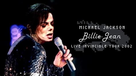 Billie Jean Invincible World Tour 2002 Live Performance Youtube