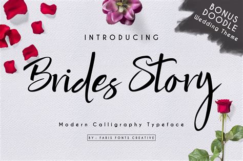 Brides Story 94035 Script Font Bundles