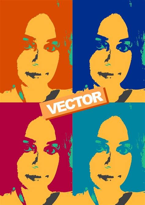 Vector Custom Portraitpop Art Portraitportrait From Photoa3 - Etsy