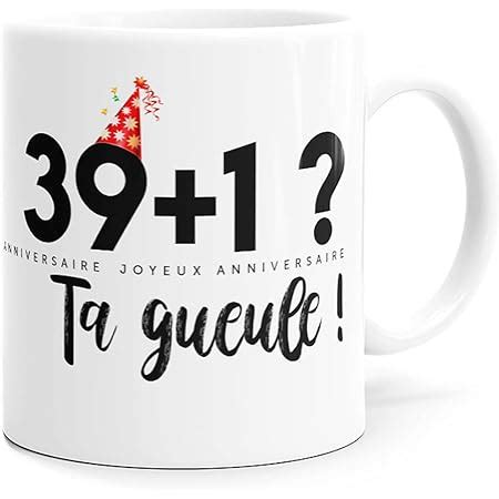 Luigi Collection Mug Anniversaire Ans Humour Tasse Message Dr Le